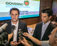 Governador Carlos Massa Ratinho Junior durante reunião com a equipe de governo. Curitiba,29/01/2019 - Foto: Maurílio Cheli/ANPr