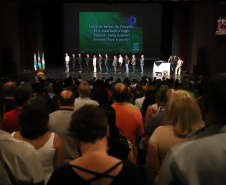 Governador Carlos Massa Ratinho Junior participa da abertura do Seminário Aprendizagem em Foco. Curitiba, 29/01/2019. Foto: José Fernando Ogura/ANPr