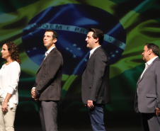 Governador Carlos Massa Ratinho Junior participa da abertura do Seminário Aprendizagem em Foco. Curitiba, 29/01/2019. Foto: José Fernando Ogura/ANPr