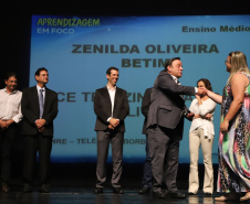 Governador Carlos Massa Ratinho Junior participa da abertura do Seminário Aprendizagem em Foco. Curitiba, 29/01/2019. Foto: José Fernando Ogura/ANPr