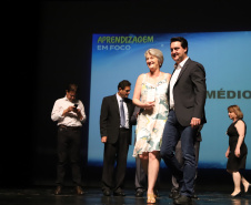 Governador Carlos Massa Ratinho Junior participa da abertura do Seminário Aprendizagem em Foco. Curitiba, 29/01/2019. Foto: José Fernando Ogura/ANPr