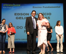 Governador Carlos Massa Ratinho Junior participa da abertura do Seminário Aprendizagem em Foco. Curitiba, 29/01/2019. Foto: José Fernando Ogura/ANPr