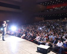 Governador Carlos Massa Ratinho Junior participa da abertura do Seminário Aprendizagem em Foco. Curitiba, 29/01/2019. Foto: José Fernando Ogura/ANPr