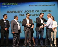 Governador Carlos Massa Ratinho Junior participa da abertura do Seminário Aprendizagem em Foco. Curitiba, 29/01/2019. Foto: José Fernando Ogura/ANPr