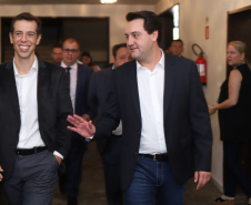 Governador Carlos Massa Ratinho Junior participa da abertura do Seminário Aprendizagem em Foco. Curitiba, 29/01/2019. Foto:  Rodrigo Félix Leal/ANPr