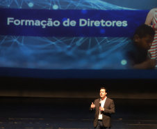 Governador Carlos Massa Ratinho Junior participa da abertura do Seminário Aprendizagem em Foco. Curitiba, 29/01/2019. Foto:  Rodrigo Félix Leal/ANPr