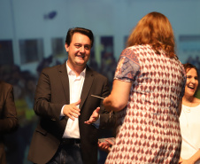 Governador Carlos Massa Ratinho Junior participa da abertura do Seminário Aprendizagem em Foco. Curitiba, 29/01/2019. Foto:  Rodrigo Félix Leal/ANPr