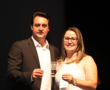 Governador Carlos Massa Ratinho Junior participa da abertura do Seminário Aprendizagem em Foco. Curitiba, 29/01/2019. Foto:  Rodrigo Félix Leal/ANPr