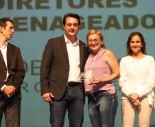 Governador Carlos Massa Ratinho Junior participa da abertura do Seminário Aprendizagem em Foco. Curitiba, 29/01/2019. Foto:  Rodrigo Félix Leal/ANPr