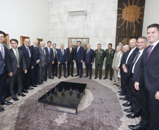 Governador Carlos Massa Ratinho Junior participa, na Assembleia Legislativa do Estado Paraná da abertura dos trabalhos legislativos de 2019.  -  Curitiba, 01/02/2019  -  Foto: Arnaldo Alves/ANPr