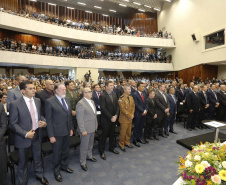 Governador Carlos Massa Ratinho Junior participa, na Assembleia Legislativa do Estado Paraná da abertura dos trabalhos legislativos de 2019.  -  Curitiba, 01/02/2019  -  Foto: Arnaldo Alves/ANPr