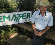 Emater leva ações de economia e sustentabilidade ao Show Rural.  Na foto,  o técnico Vicente Werner, que comanda a organização de toda a estrutura do Emater montada no evento.  -  Curitiba, 05/02/2019  -  Foto: Divulgação Emater