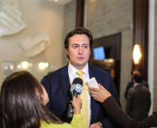 Rafael Furlanetti da XP Investimentos no Paraná Day, evento realizado em Curitiba com a presença de mais de 100 investidores do País e do exterior. - Curitiba, 05/02/2019 -Foto: Geraldo Bubniak/ANPr