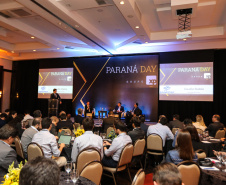 Paraná Day, evento realizado em Curitiba com a presença de mais de 100 investidores do País e do exterior. - Curitiba, 05/02/2019 -Foto: Geraldo Bubniak/ANPr