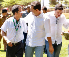 O governador Carlos Massa Ratinho Junior participou nesta quarta-feira (06), em Maringá, da Assembleia Geral Ordinária de prestação de contas do exercício 2018 da Cocamar.  -  Maringá, 06/02/2019  -  Foto:Mateus Girotto/Cocamar