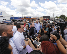 O governador Carlos Massa Ratinho Junior autoriza o início das obras de recuperação do Contorno Sul de Maringá (Noroeste). A obra será feita com recursos do Governo do Estado.  -  Maringá, 06/02/2019  -  Foto: Arnaldo Alves/ANPr