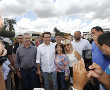 O governador Carlos Massa Ratinho Junior autoriza o início das obras de recuperação do Contorno Sul de Maringá (Noroeste). A obra será feita com recursos do Governo do Estado.  -  Maringá, 06/02/2019  -  Foto: Arnaldo Alves/ANPr