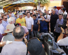 Governador Carlos Massa Ratinho Júnior visita estandes do Show Rural  -  Cascavel, 07/02/2019  -  Foto: Arnaldo Alves/ANPr