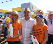 O governador Carlos Massa Ratinho Júnior entregou nesta quinta-feira (7), durante o Show Rural, em Cascavel, três tratores agrícolas para produtores do município de Catanduvas.  -  Cascavel, 07/02/2019  -  Foto: Rodrigo Félix Leal/ANPr