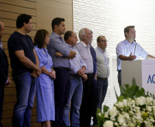 Governador Carlos Massa Ratinho Júnior na Associação Comercial e Industrial de Cascavel (ACIC) -  Cascavel, 07/02/2019  -  Foto: Arnaldo Alves/ANPr