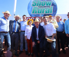 O governador Carlos Massa Ratinho Junior recebe a ministra da Agricultura, Pecuária e Abastecimento, Tereza Cristina, no Show Rural Coopavel. - Cascavel, 08/02/2019 - Foto: Rodrigo Félix Leal/ANPr