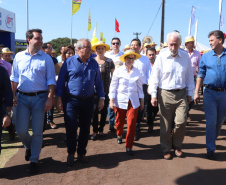 O governador Carlos Massa Ratinho Junior recebe a ministra da Agricultura, Pecuária e Abastecimento, Tereza Cristina, no Show Rural Coopavel. - Cascavel, 08/02/2019 - Foto: Rodrigo Félix Leal/ANPr