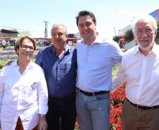 O governador Carlos Massa Ratinho Junior recebe a ministra da Agricultura, Pecuária e Abastecimento, Tereza Cristina, no Show Rural Coopavel. - Cascavel, 08/02/2019 - Foto: Rodrigo Félix Leal/ANPr