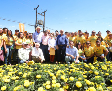 O governador Carlos Massa Ratinho Junior recebe a ministra da Agricultura, Pecuária e Abastecimento, Tereza Cristina, no Show Rural Coopavel. - Cascavel, 08/02/2019 - Foto: Rodrigo Félix Leal/ANPr