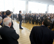 Governador Carlos Massa Ratinho Júnior dá posse ao secretário de Estado da Infrestrurura e Logística, Sandro Alex, e ao diretor do Departamento de Estradas e Rodagem (DER), João Alfredo zampieri  -  Curitiba, 13/02/2019  -  Foto: Jaelson Lucas/ANPr