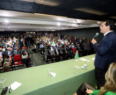 Governador Carlos Massa Ratinho Júnior dá posse ao secretário do Desenvolvimento Urbano e de Obras Públicas, João Carlos Ortega  -  Curitiba, 14/02/2019  -  Foto: José Fernando Ogura/ANPr