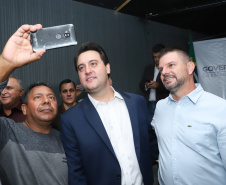 Governador Carlos Massa Ratinho Júnior dá posse ao secretário do Desenvolvimento Urbano e de Obras Públicas, João Carlos Ortega - Curitiba, 14/02/2019 - Foto: Rodrigo Felix Leal/ANPr