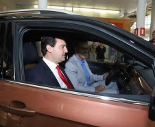 Governador Carlos Massa Ratinho Júnior participa da solenidade de comemoração de 20 anos da Volkswagen no Paraná. - São José dos Pinhais, 19/02/2019 - Foto: Rodrigo Felix Leal/ANPr