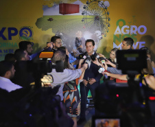 
Governador Carlos Massa Ratinho Junior participa do lançamento ExpoLondrina. Londrina,22/02/2019. Foto: José Fernando Ogura/ANPr