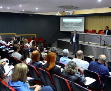 Reunião da SEAP. Na imagem, Valdecir Dir. CAS da SEAP.  Curitiba,25/02/2019 Foto:Jaelson Lucas / ANPr