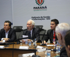 Governador em exercício Darci Piana coordena reunião com equipe de Governo.  -  Curitiba, 27/02/2019  -  Foto: Jaelson Lucas/ANPr