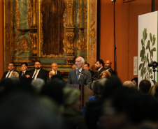 O vice governador Darci Piana no Memorial de Curitiba durante a abertura da 1ª Reunião do Grupo BRICS 2019, grupo econômico formado por autoridades do Brasil, Rússia, Índia, China e África do Sul para debater questões econômicas relacionadas aos países. Curitiba, 13/03/2019 -  Foto: Geraldo Bubniak/ANPr