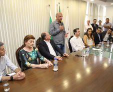 Governador Carlos Massa Ratinho Junior libera recursos para pavimentação asfáltica em Araucária.  -  Araucária, 20/03/2019  -  Foto: José Fernando Ogura/ANPr