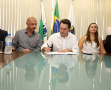 Governador Carlos Massa Ratinho Junior libera recursos para pavimentação asfáltica em Araucária.  -  Araucária, 20/03/2019  -  Foto: Rodrigo Félix Leal