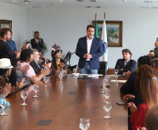 Governador Carlos Massa Ratinho Junior sanciona a lei que institui o Dia Estadual de Luta pela Eliminação da Discriminação Racial. A Lei define que a data será celebrada anualmente em 21 de março.  -  Curitiba, 21/03/2019  -  Foto: Rodrigo Félix Leal/ANPr