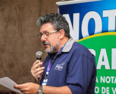 O Governo do Estado entrega os três principais prêmios do sorteio de fevereiro do programa Nota Paraná.  A solenidade de premiação acontece na Secretaria de Estado da Fazenda, em Curitiba nesta quinta-feira (21).   Curitiba, 21/03/2019 -  Foto: Geraldo Bubniak/ANPr