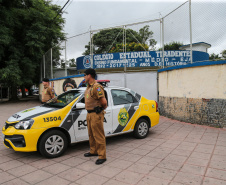 O Governo do Paraná iniciou o processo de seleção de policiais militares da reserva que vão participar da primeira etapa do programa Escola Segura.    Curitiba, 22/03/2019 -  Foto: Geraldo Bubniak/ANPr