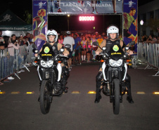 Corrida Noturna da PM tem mais de 500 participantes em Araucária (PR), na RMC. Foto: Soldado Fernando Chauchuti