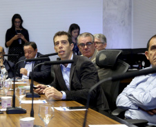 Vice-governador Darci Piana coordena Reunião com Secretariado, com a apresentação da Secretaria da Educação. Na foto, secretário Renato Feder   -  Curitiba, 26/03/2019  -  Foto: Jaelson Lucas/ANPr