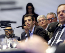 Vice-governador Darci Piana coordena Reunião com Secretariado, com a apresentação da Secretaria da Educação. Na foto, secretário Renato Feder   -  Curitiba, 26/03/2019  -  Foto: Jaelson Lucas/ANPr