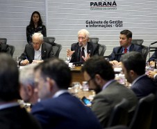 Vice-governador Darci Piana coordena Reunião com Secretariado, com a apresentação da Secretaria da Educação.  -  Curitiba, 26/03/2019  -  Foto: Jaelson Lucas/ANPr