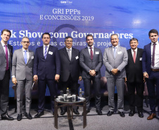 Governador Carlos Massa Ratinho Júnior participa  da 3ª edição do evento GRI PPPs e Concessões Brasil, em São Paulo.
São Paulo, 28/03/2019 - Foto: Rodrigo Félix Leal/ANPr