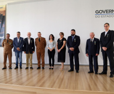 Batalhão da Policia Ambiental comemora 62 anos, vice governador Darci Piana recebe medalha do mérito ambiental.
Foto Gilson Abreu/ANPr