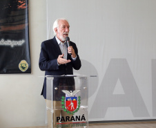 Batalhão da Policia Ambiental comemora 62 anos, vice governador Darci Piana recebe medalha do mérito ambiental.
Foto Gilson Abreu/ANPr