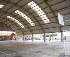 Governador Carlos Massa Ratinho Júnior inaugura em Guarapuava a nova sede do Colégio Estadual Leni Marlene Jacob  -  Guarapuava, 04/04/2019  -  Foto: Jaelson Lucas/ANPr