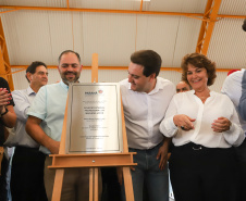 Governador Carlos Massa Ratinho Júnior inaugura em Guarapuava a nova sede do Colégio Estadual Leni Marlene Jacob  -  Guarapuava, 04/04/2019  -  Foto: Rodrigo Felix Leal/ANPr